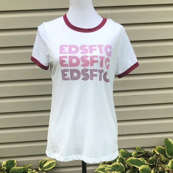 NWT Vineyard Vines EDSFTG Slogan Ringer Tee - Picture 4 of 8